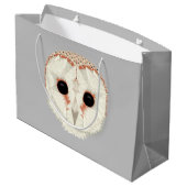 Barn Owl Large Cft Bag Groot Cadeauzakje (Achterkant Gekanteld)