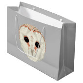 Barn Owl Large Cft Bag Groot Cadeauzakje (Voorkant Gekanteld)