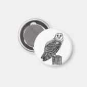 Barn Owl Magnet (Voorkant / Achterkant)