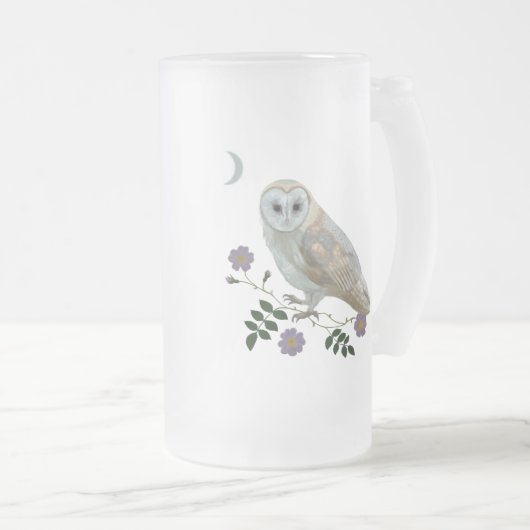 Barn Owl Matglas Bierpul (Voorkant rechts)