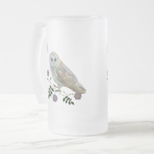 Barn Owl Matglas Bierpul (Voorkant links)