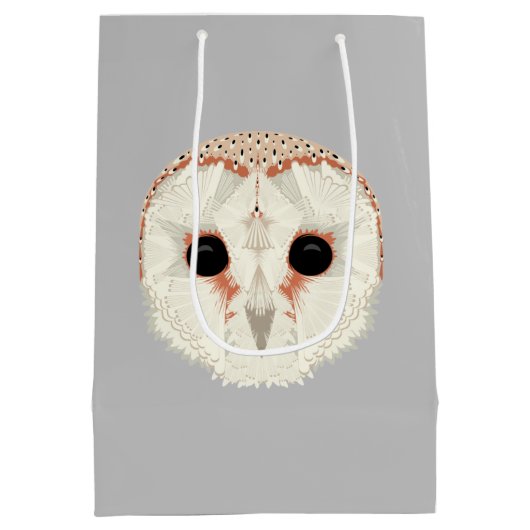 Barn Owl Medium Gift Bag Medium Cadeauzakje (Achterkant)