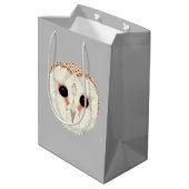 Barn Owl Medium Gift Bag Medium Cadeauzakje (Achterkant Gekanteld)