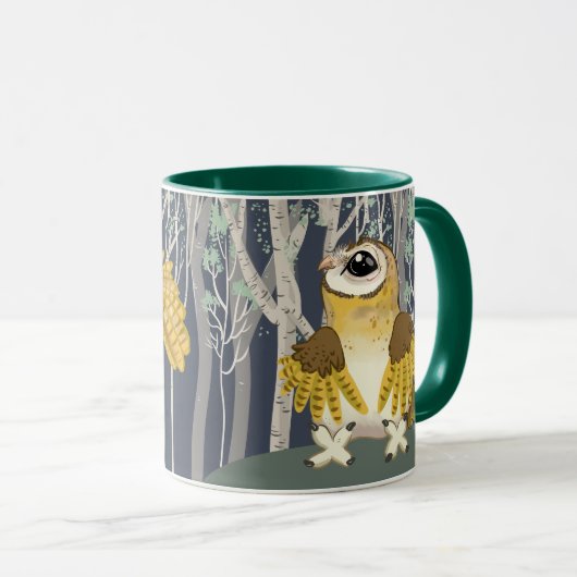 Barn Owl Mok (Voorkant rechts)