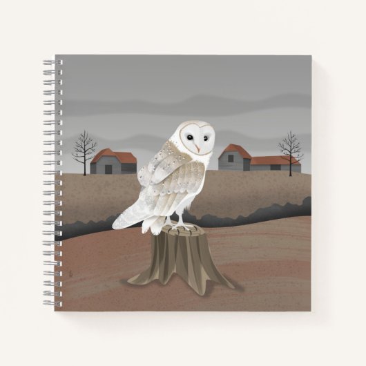 Barn Owl Notitieboek (Voorkant)