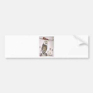 Barn Owl op jacht Bumpersticker