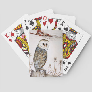 Barn Owl op jacht Speelkaarten