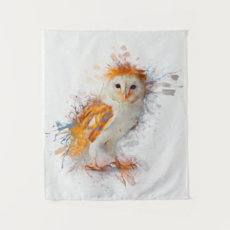 Barn Owl Painting Wandkleed