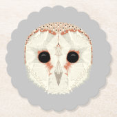Barn Owl Paper Onderzetter (Voorkant)