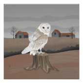 Barn Owl Perfect Poster (Voorkant)