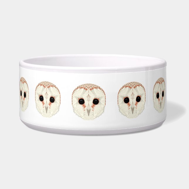 Barn Owl Pet Bowl Voerbakje (Links)