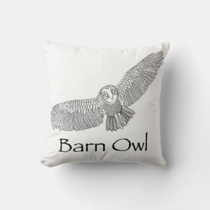 Barn Owl Pillow Kussen
