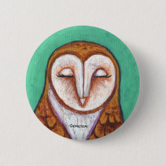 Barn Owl Pin Ronde Button 5,7 Cm