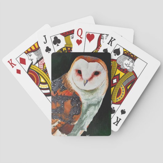 Barn Owl Plays Pokerkaarten (Achterkant)