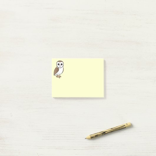 Barn Owl Post-it® Notes (Op bureau)