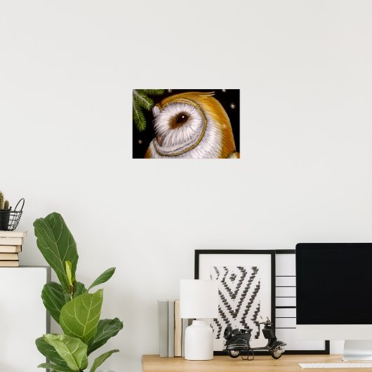 BARN OWL Poster (Thuiskantoor)