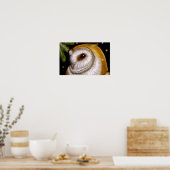 BARN OWL Poster (Keuken)