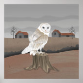 Barn Owl Poster (Voorkant)