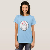 Barn Owl Records Dames Ringer T-Shirt (Voorkant volledig)