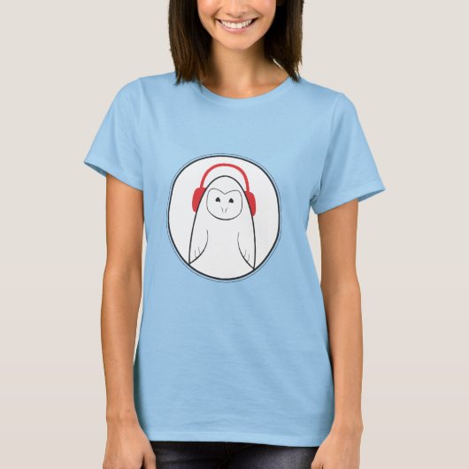 Barn Owl Records Dames Ringer T-Shirt (Voorkant)