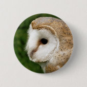 BARN OWL RONDE BUTTON 5,7 CM (Voorkant)
