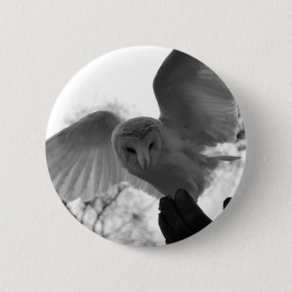 Barn Owl Ronde Button 5,7 Cm