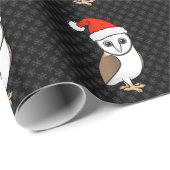 Barn Owl Santa Cadeaupapier (Rol Hoek)