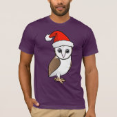 Barn Owl Santa T-shirt (Voorkant)
