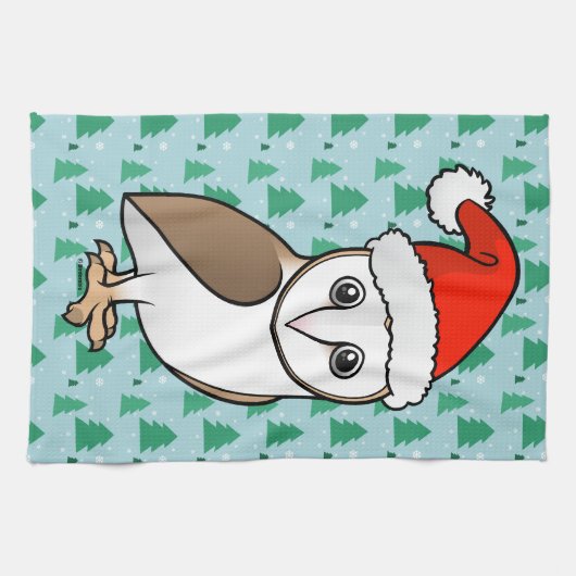 Barn Owl Santa Theedoek (Horizontaal)