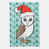 Barn Owl Santa Theedoek (Verticaal)