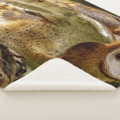 BARN OWL SHERPA DEKEN (3/4)