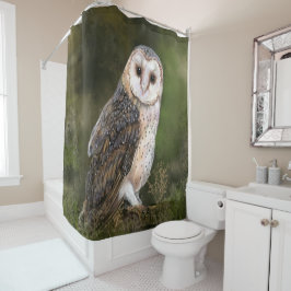 Barn Owl Shower Curtain Douchegordijn