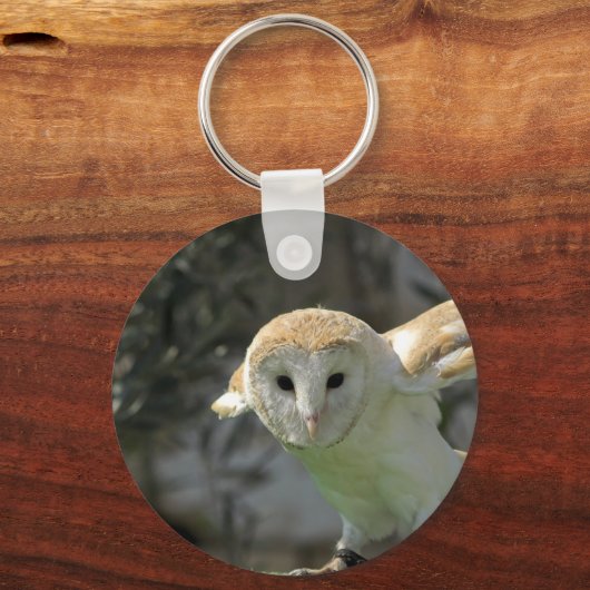 Barn Owl Sleutelhanger (Voorkant)
