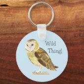 Barn Owl Sleutelhanger (Voorkant)