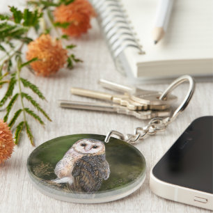 Barn Owl Sleutelhanger