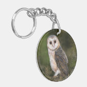Barn Owl Sleutelhanger (Voorkant Links)