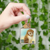  Barn Owl Sleutelhanger (Hand)