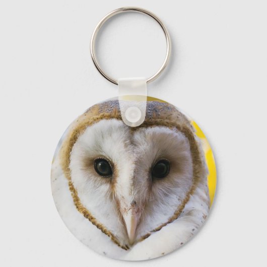 Barn Owl Sleutelhanger (Voorkant)
