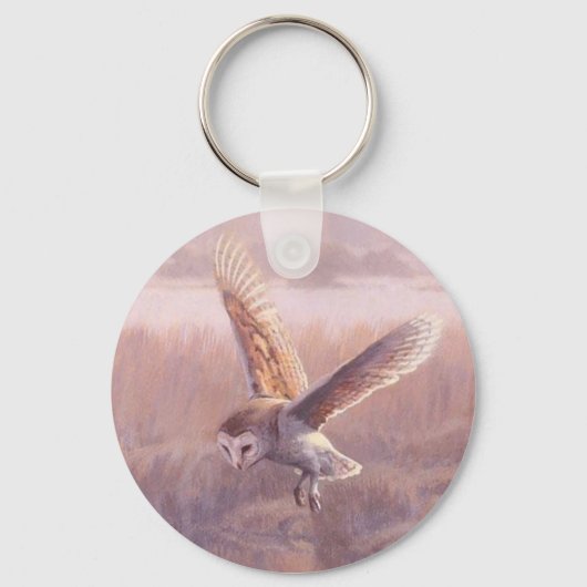 Barn Owl Sleutelhanger (Voorkant)