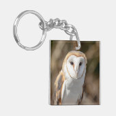 Barn Owl Sleutelhanger (Voorkant Links)