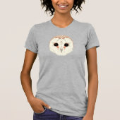 Barn Owl Slim Fit Women's T-shirt (Voorkant)