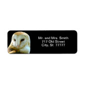 Barn Owl Sluit profiel Etiket (Voorkant)