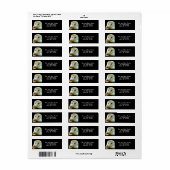 Barn Owl Sluit profiel Etiket (Full Sheet)