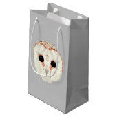 Barn Owl Small Gift Bag Klein Cadeauzakje (Achterkant Gekanteld)