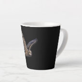 Barn Owl Spirit Animal Natuur en outdoorlatendheid Latte Mok (Rechterhoek)