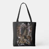 Barn Owl Stance Tote Bag (Achterkant)