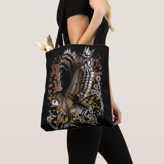 Barn Owl Stance Tote Bag (Dichtbij)