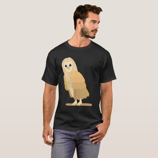 Barn Owl T-shirt (Voorkant volledig)