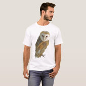 Barn owl t shirt (Voorkant volledig)