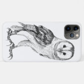 Barn Owl - Tekening in zwarte pen Case-Mate iPhone Case (Achterkant (horizontaal))
